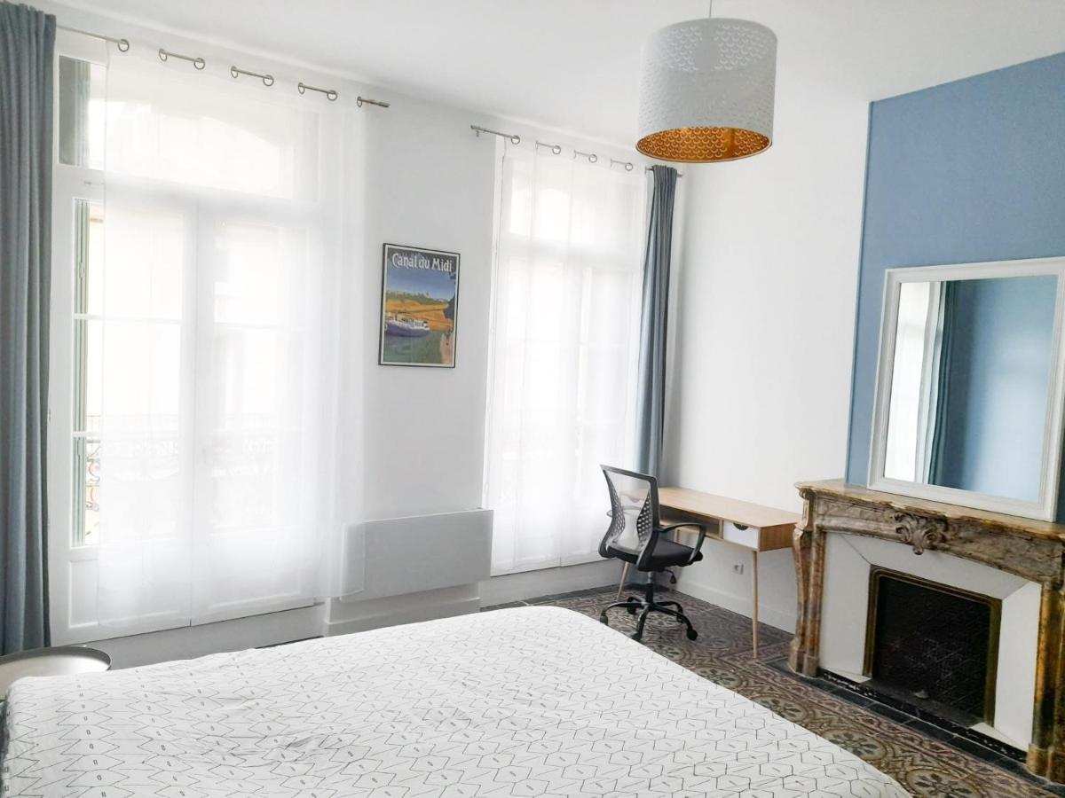 Bright And Modern 3-Bedroom Apartment, 90M2 With Air Condition, In Beziers Exterior photo